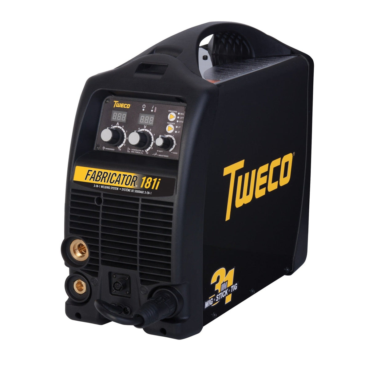 Tweco Fabricator 181i MIG, TIG & Stick Welder Pkg with Cart & TIG Torch (W1003182 & W4013802)