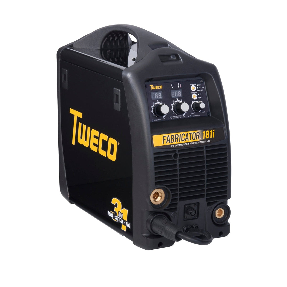 Tweco Fabricator 181i MIG, TIG & Stick Welder Pkg with Cart & TIG Torch (W1003182 & W4013802)