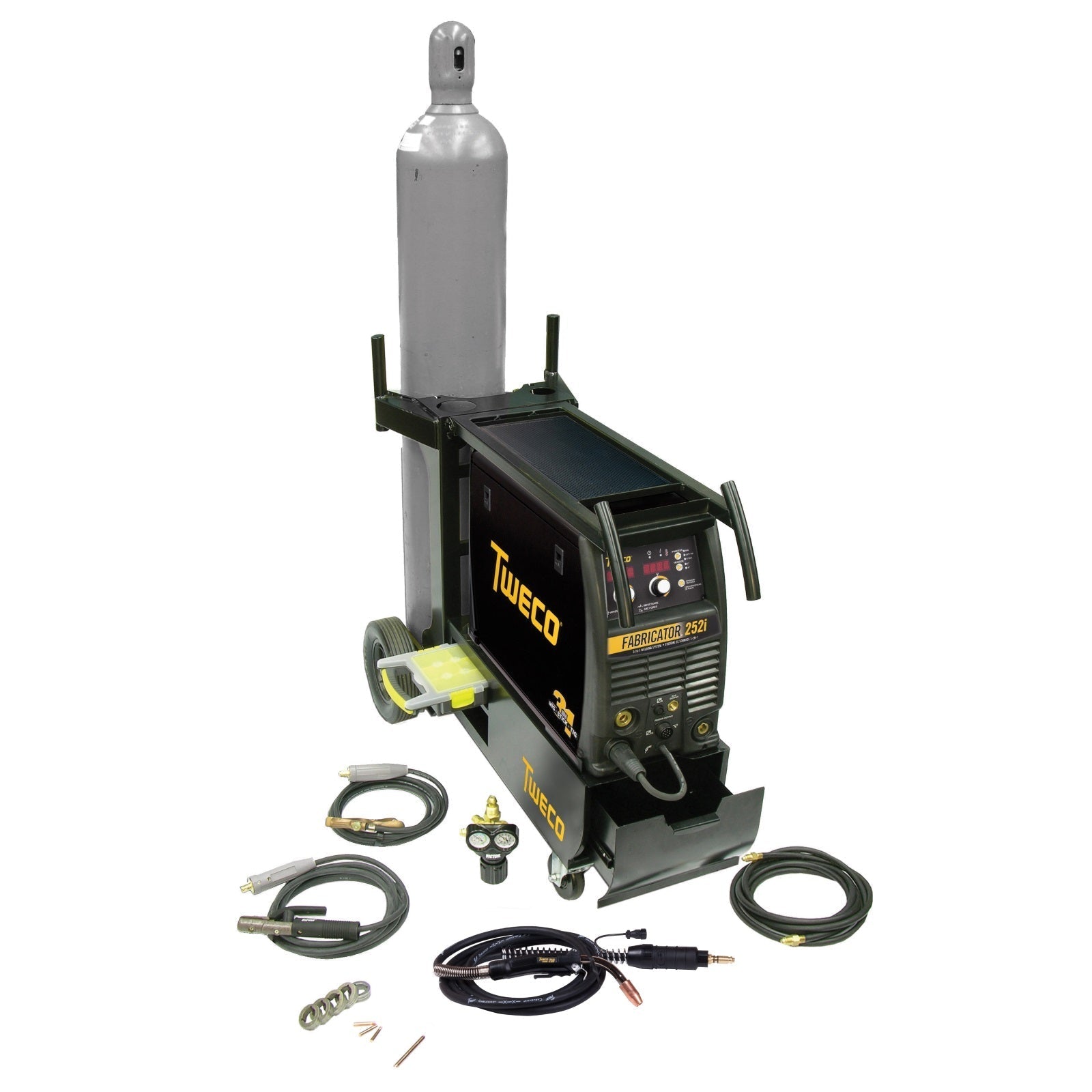 Tweco Fabricator 252I MIG, TIG, Stick Welder Pkg. with Cart (W1004402)