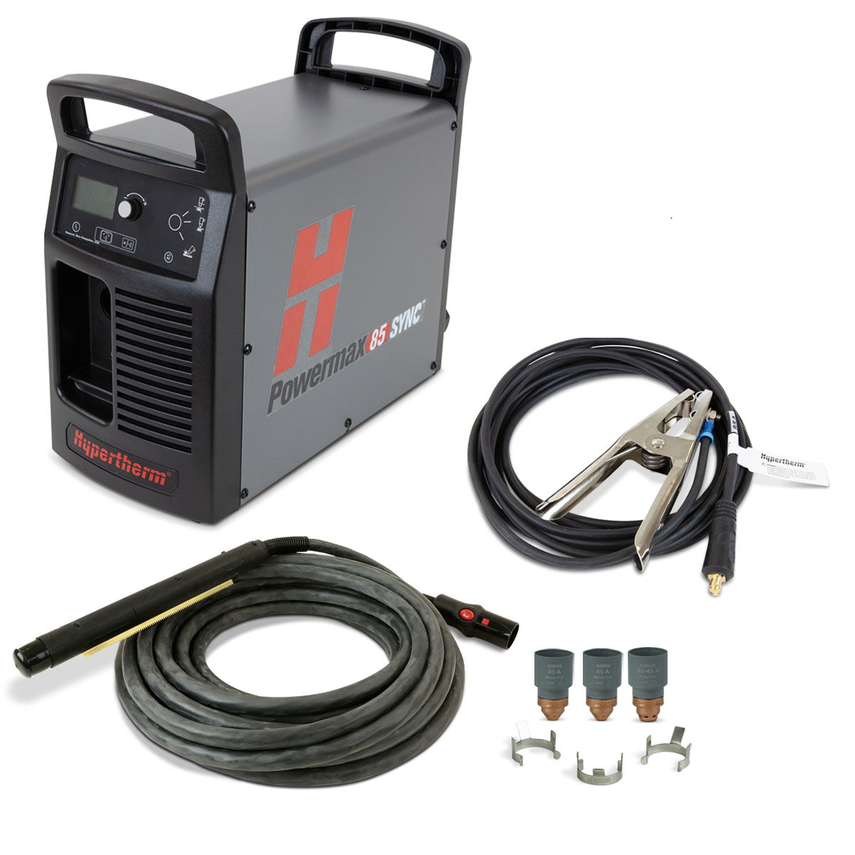 Hypertherm Powermax 85 Sync Plasma Cutter w/CPC 50ft 180° Mech Torch (087190)