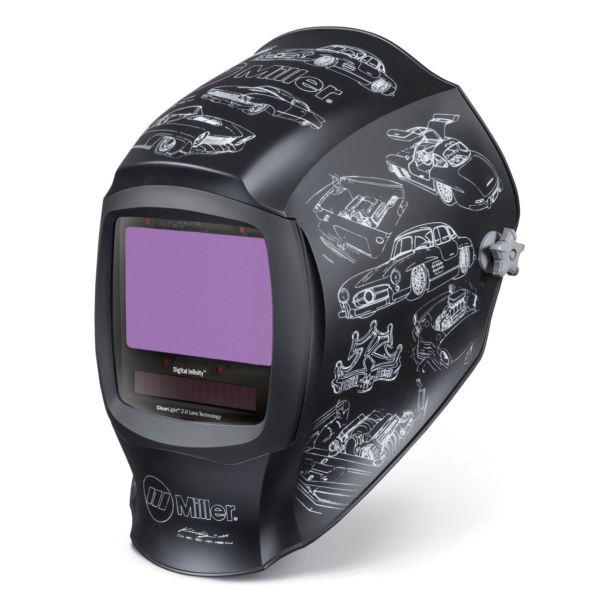 Miller Digital Infinity '22 Custom Kindig-It Welding Helmet w/Clearlight 2.0 Lens (292933)