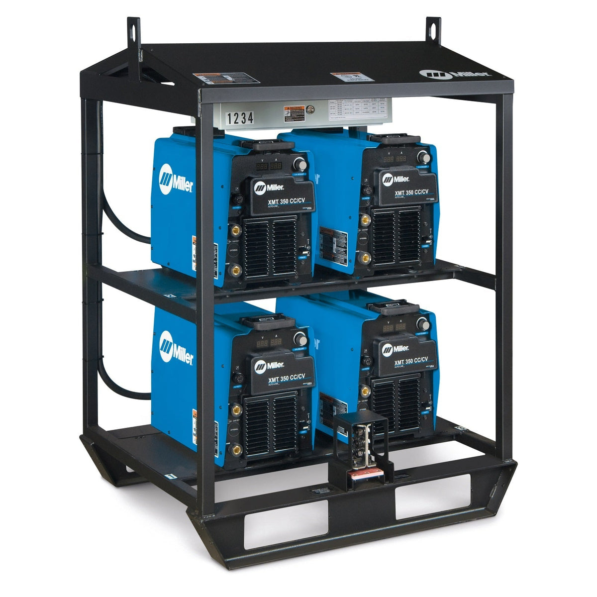 Mi 350 Rack Miller XMT 350 CC/CV 4-Pack Dinse-style Multioperator Rack for sale ...