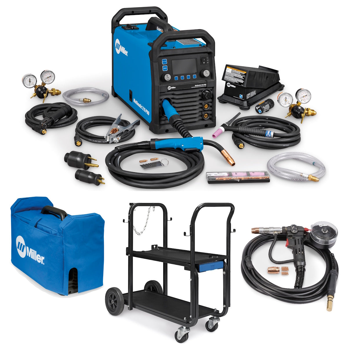 Miller Multimatic 215 PRO Multiprocess Welder Complete Package (907840)
