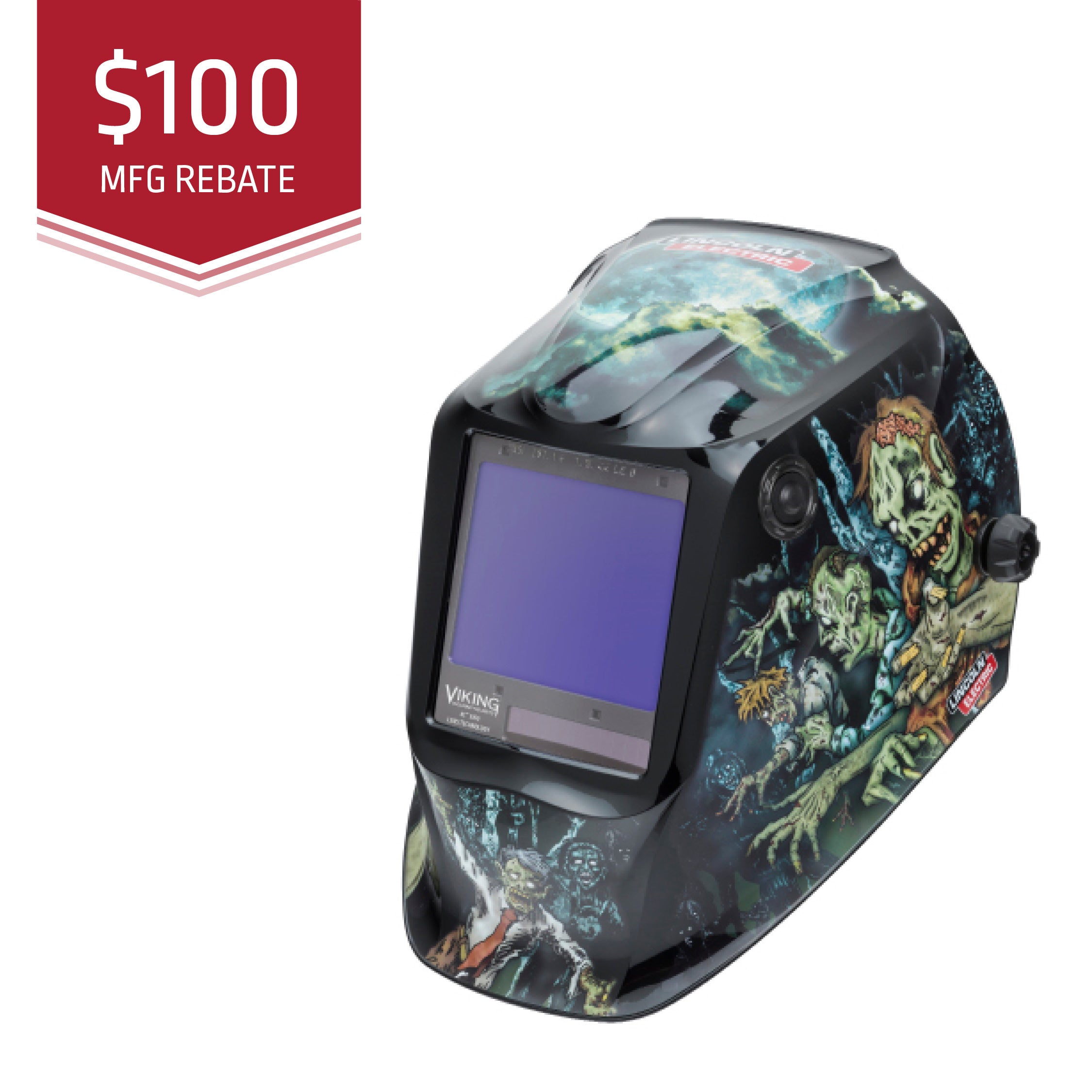 Lincoln Viking 3350 Zombie Welding Helmet (K4158-4)
