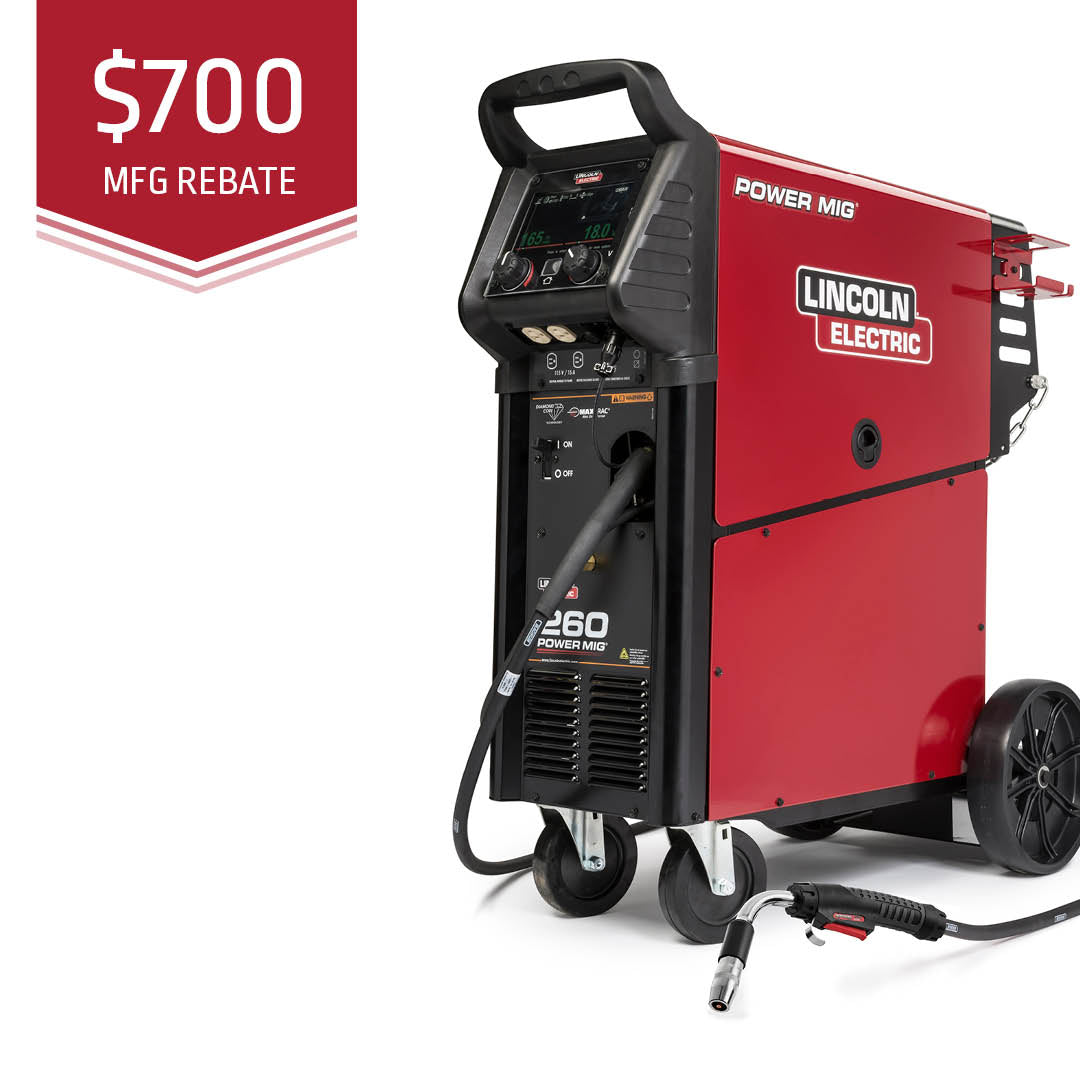 lincoln power mig 260 welder