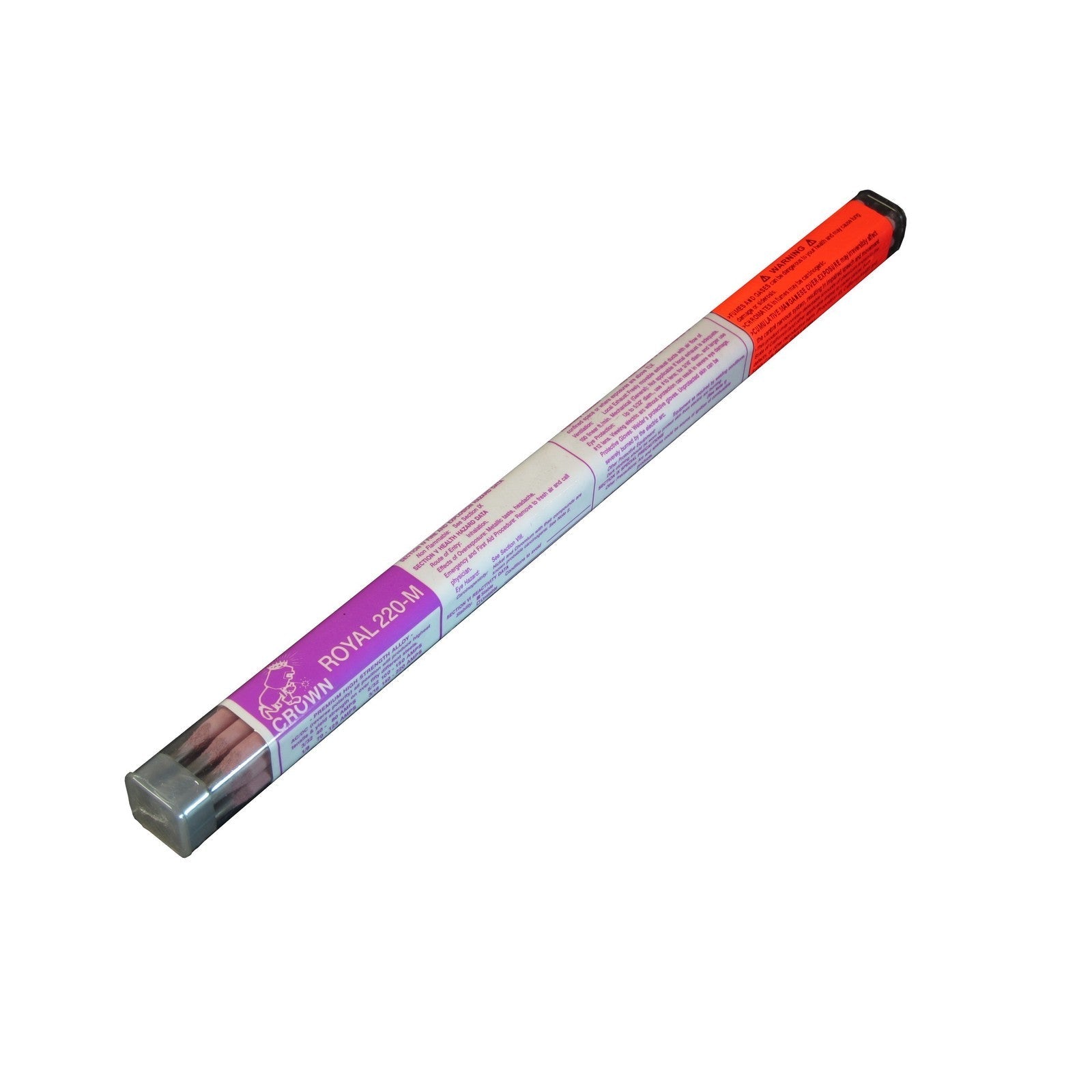 Crown Alloy 5/32 ROYAL 220-M BR.PKG. Super Alloy for Welding ALL Steels ELECTRODE 1 lb TUBE (RE220M/EP-BP)