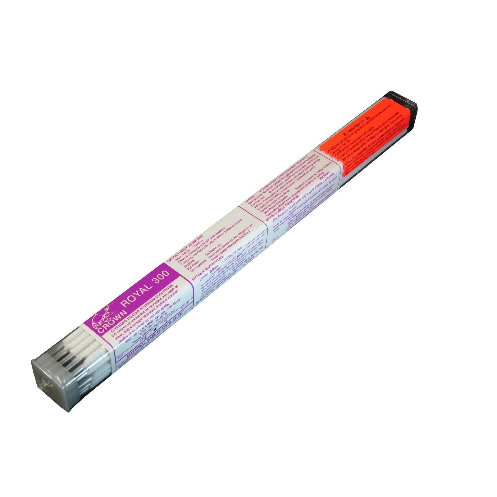Crown Alloy 5/32 ROYAL 300 BR.PKG. Aluminum ELECTRODE 1 lb TUBE (RE300/EP-BP)