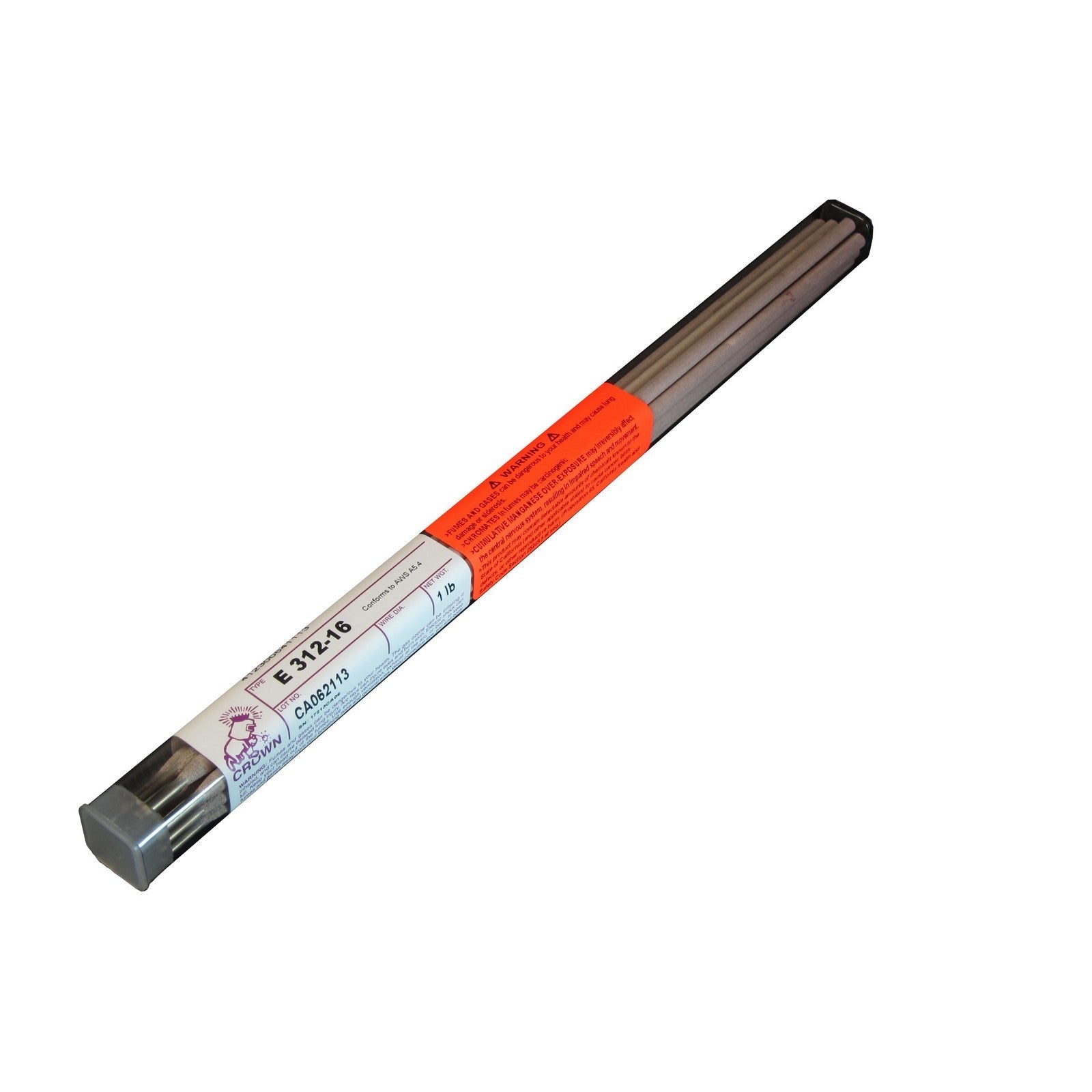 Crown Alloy 5/32 E 312-16 BR.PKG. Stainless Steel ELECTRODE 1 lb TUBE (SE312/EP-BP)