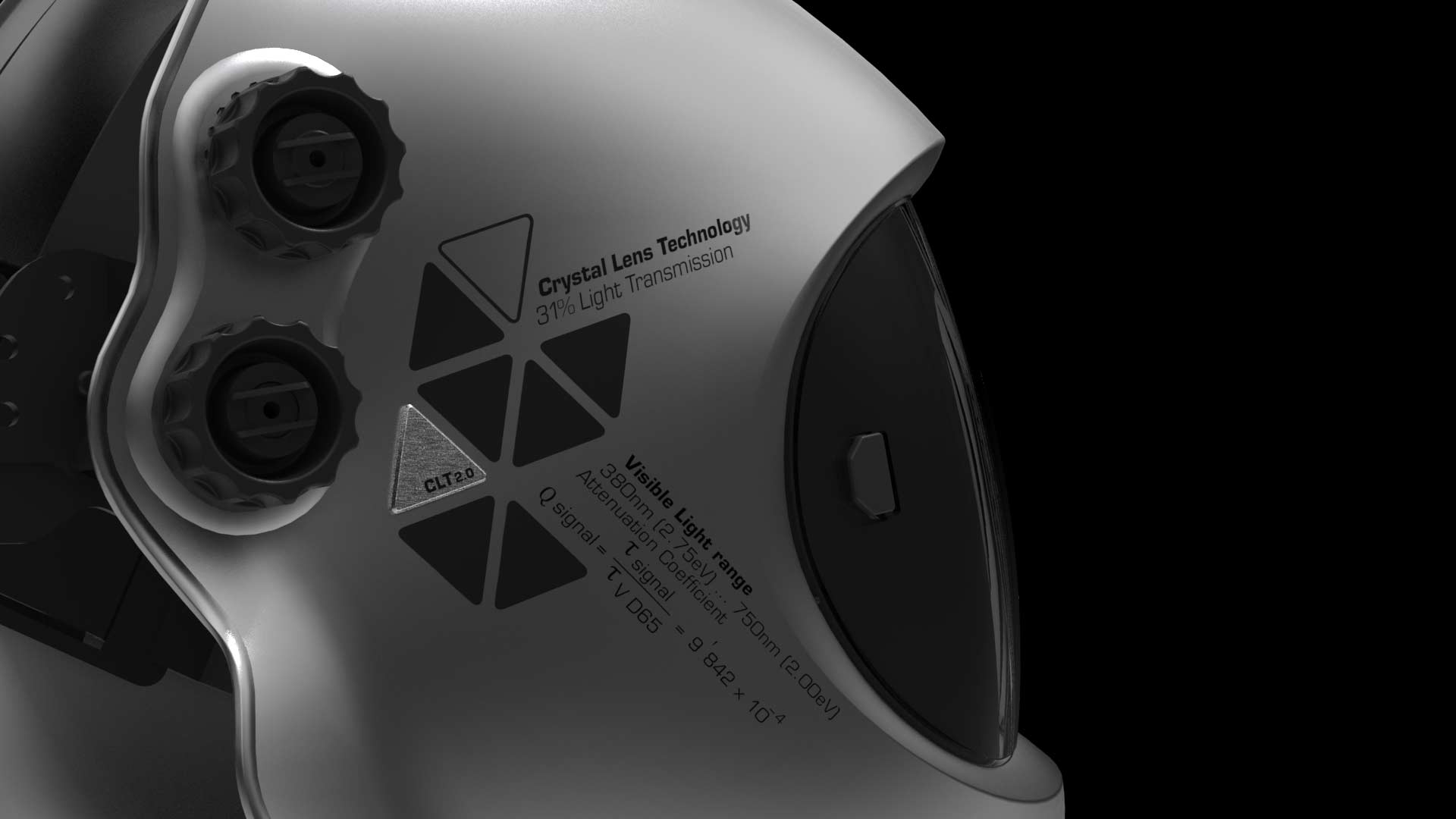 Optrel Crystal 2.0 Welding Helmet for E3000 PAPR (4442.900)