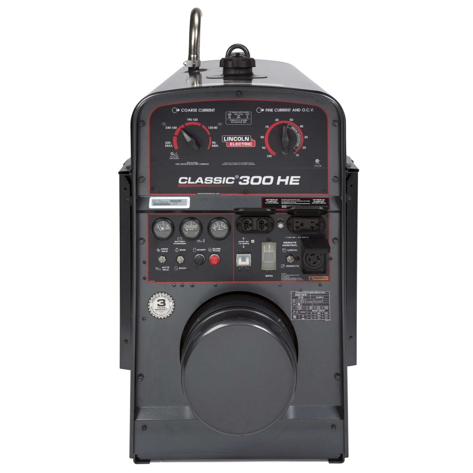 Lincoln Classic 300 HE Kubota T4 Welder Generator (K3198-1)