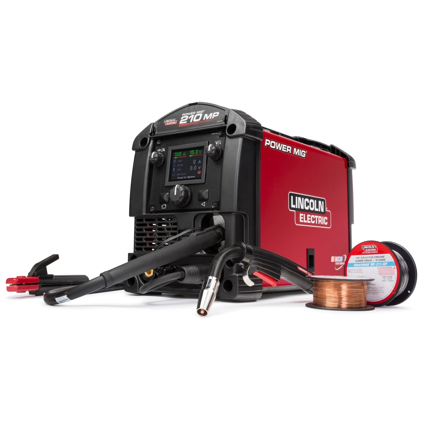 Lincoln Power MIG 210 MP Welder w/ TIG Kit and HD Cart (K4195-2)