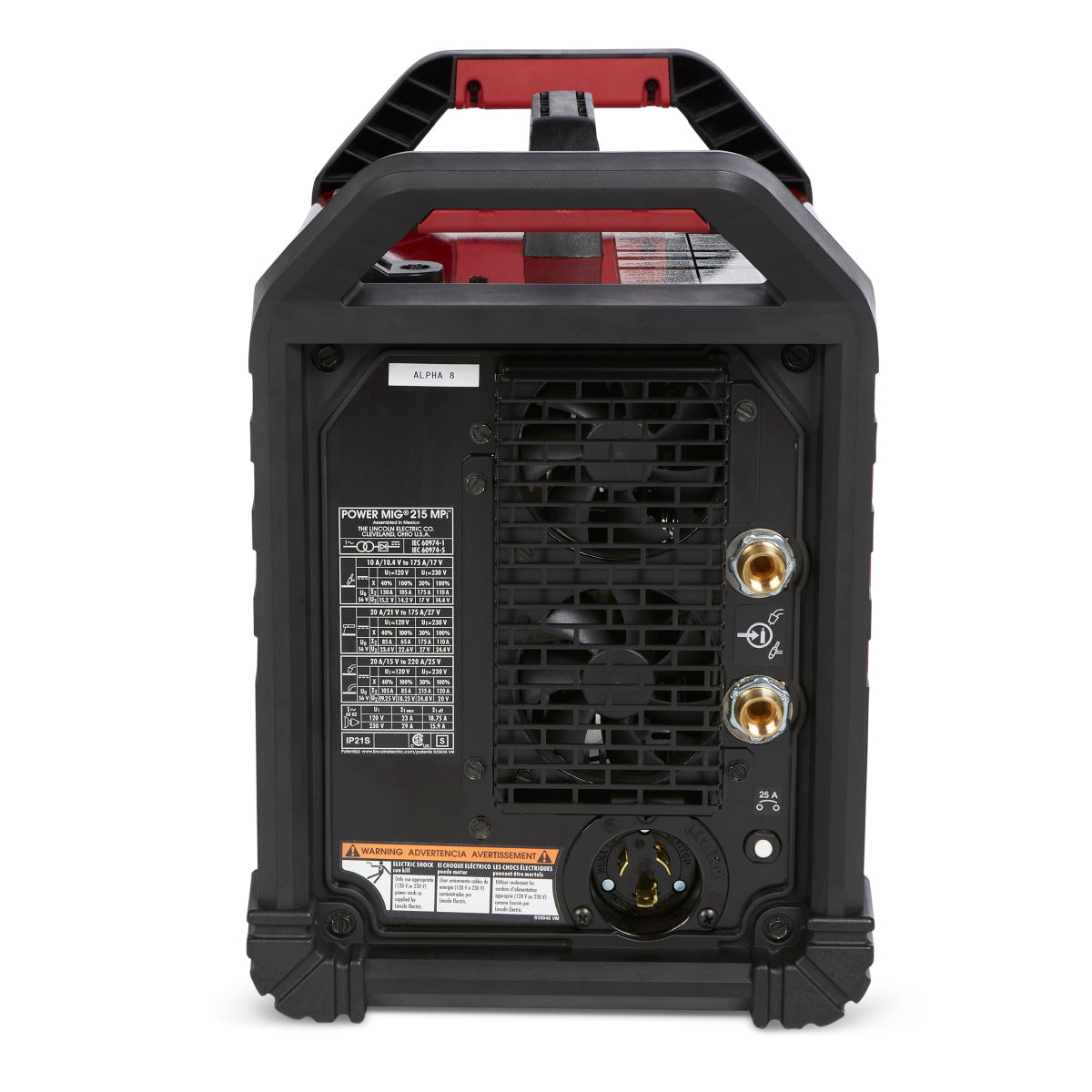 Lincoln Power MIG 215 MPi Multi Process Welder - TIG One Pak (K4878-1)
