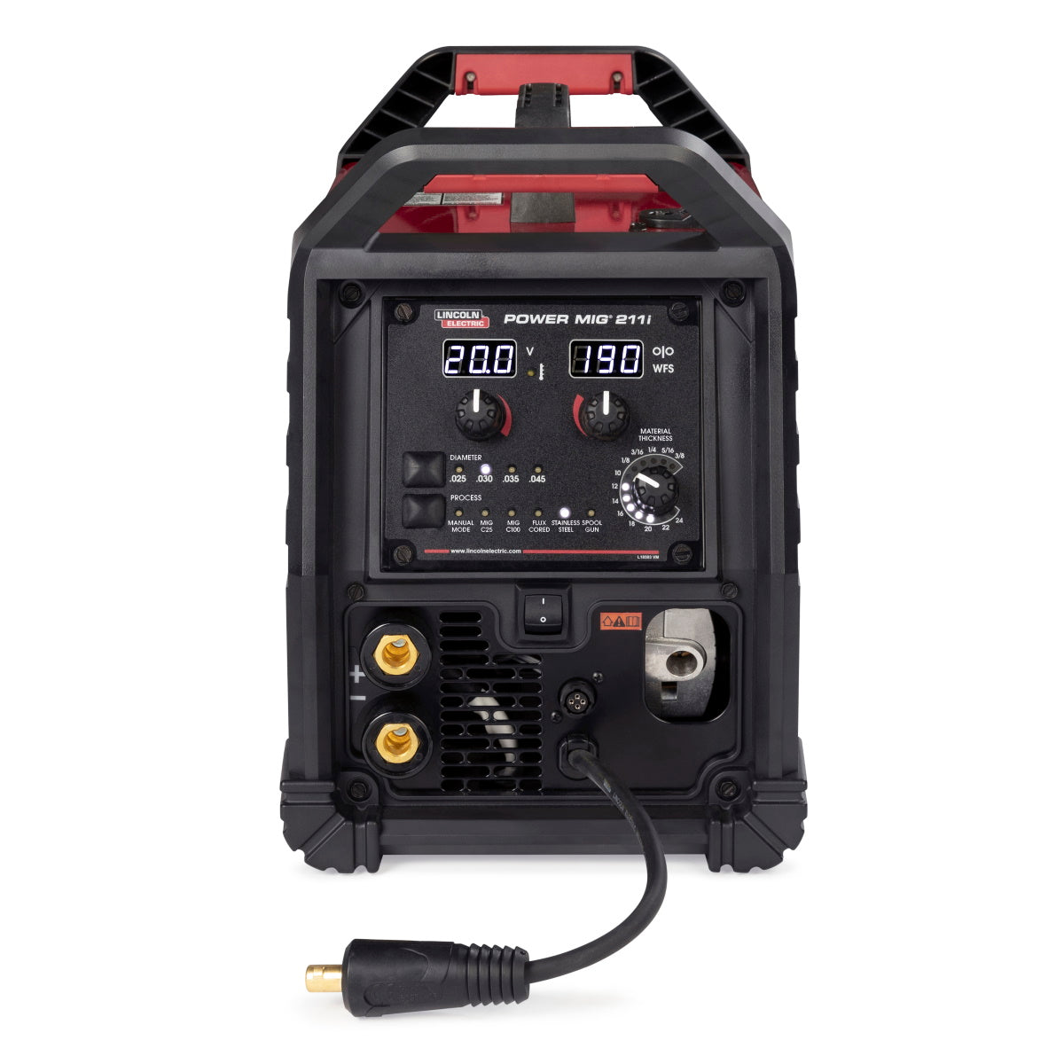 Lincoln Power MIG 211i Mig Welder w/Spoolgun (K6080-1)