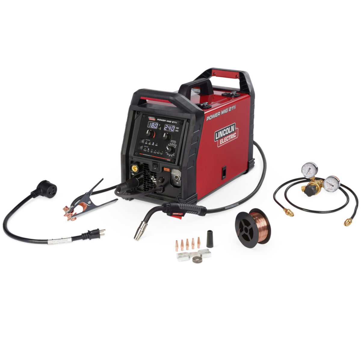 Lincoln Power MIG 211i Mig Welder w/Spoolgun (K6080-1)