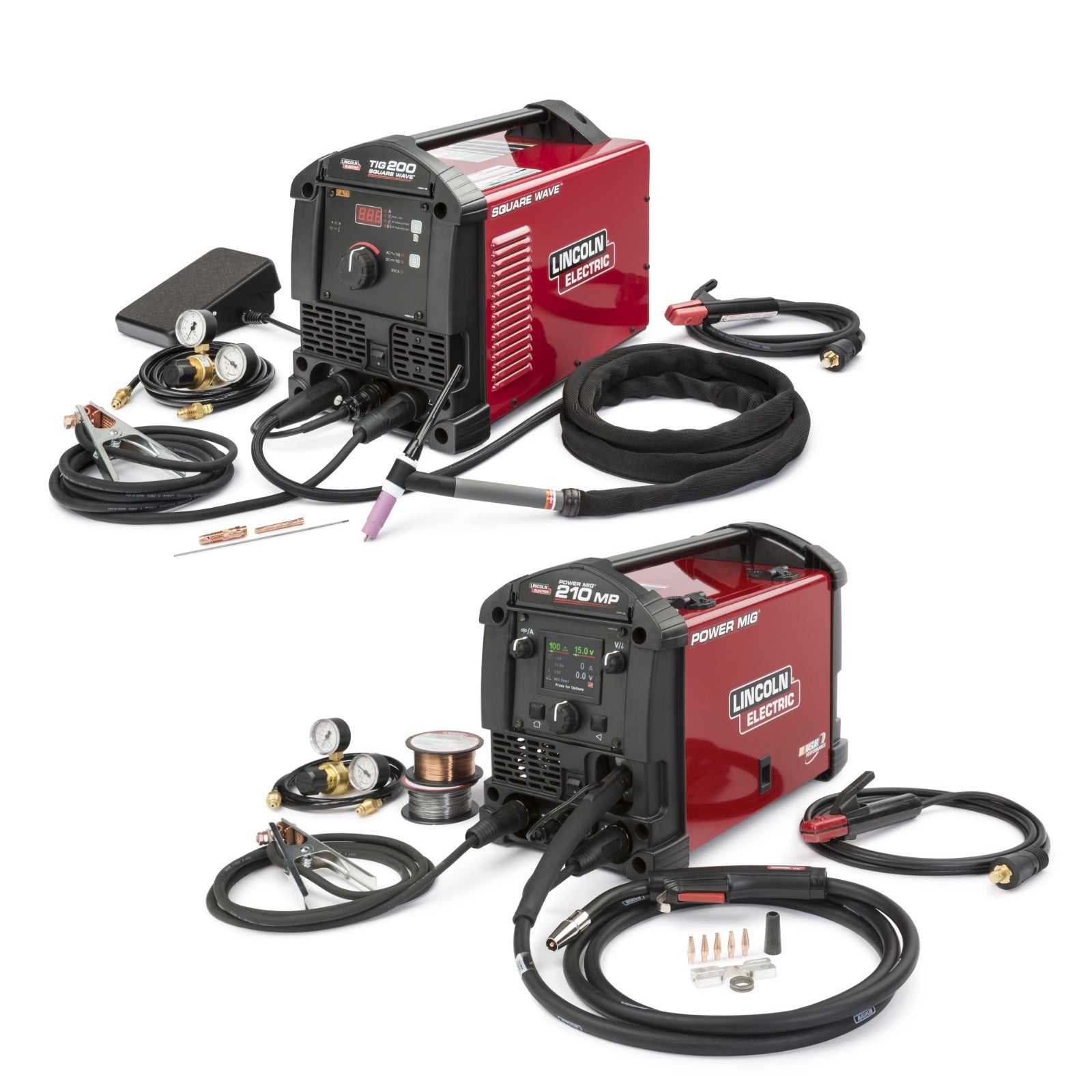 Lincoln Power MIG 210 MP Multi Process Welder and Lincoln TIG 200 ...