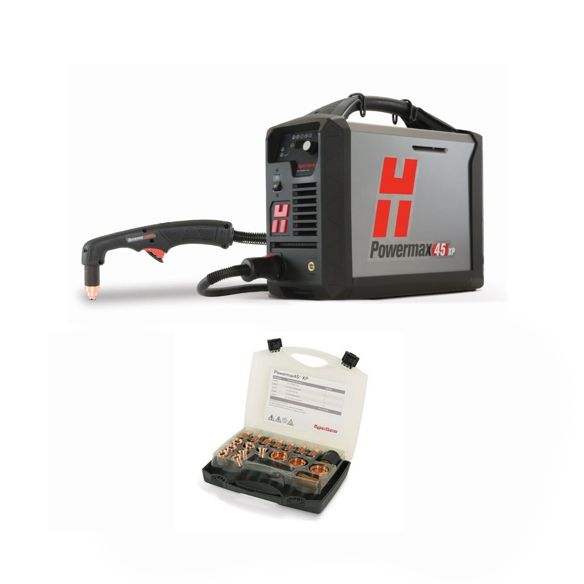 Hypertherm Powermax45 XP Plasma Cutter with 50ft Hand Torch Pkg (088114)