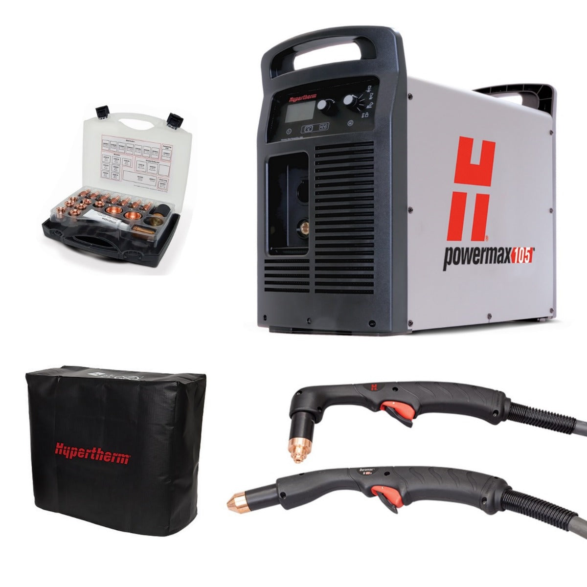 Hypertherm Powermax 105 w/CPC 25ft 75° and 15° Hand Torch Pkg (059382)