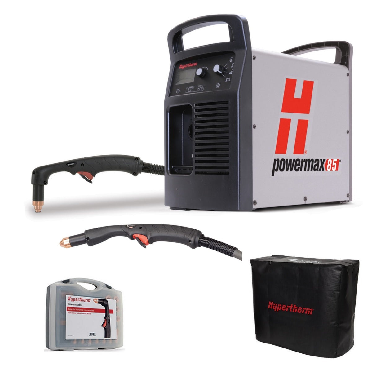 Hypertherm Powermax 85 w/CPC 25ft 75° and 15° Hand Torch Pkg (087144)