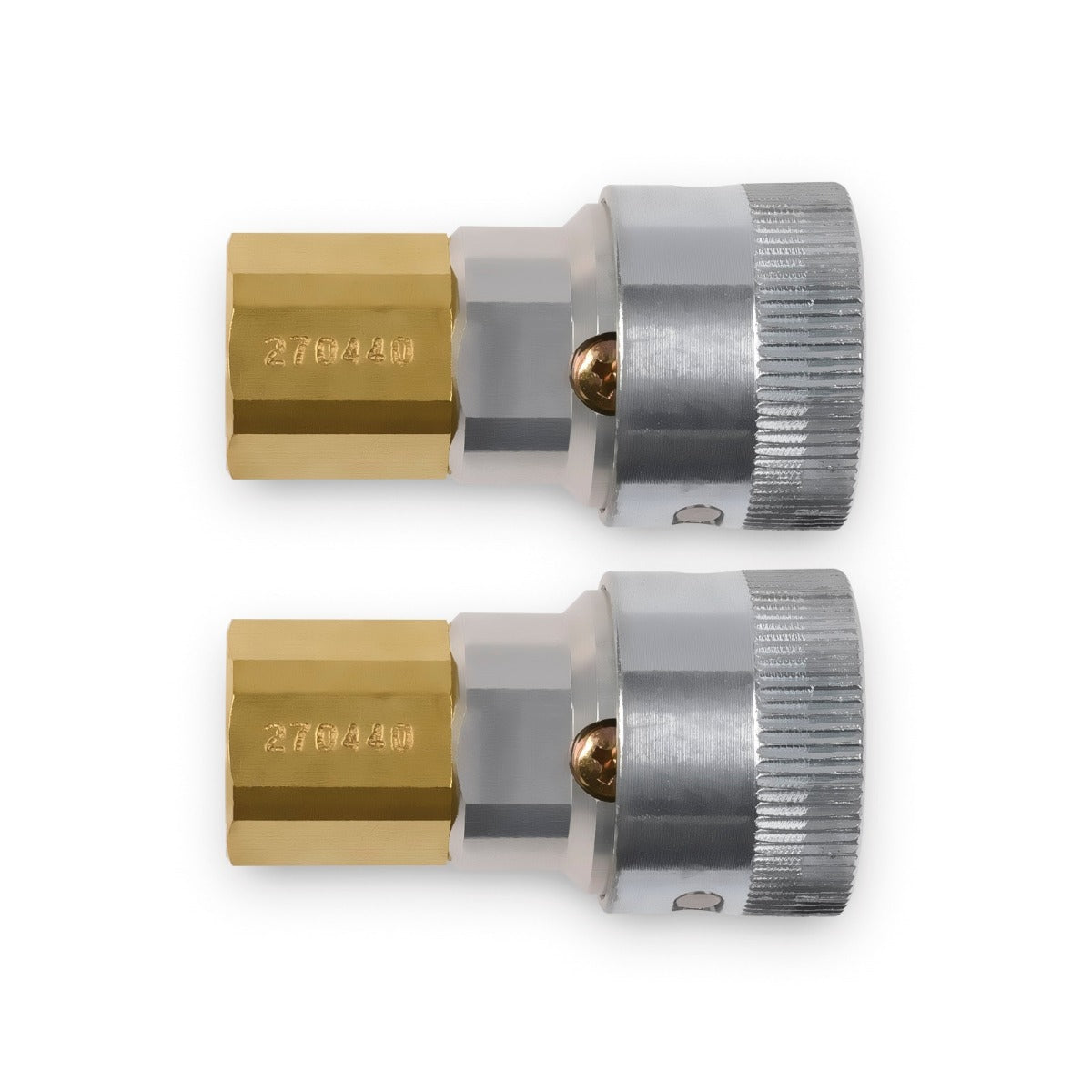 Miller SAR 1/4" NPT Steel Hose Plug (Schrader) Pkg/2 (270437)