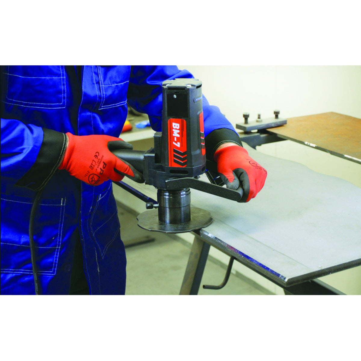 Steelmax 115V BM7 Portable Beveler w/45 Deg Milling Head (SM-BM7)