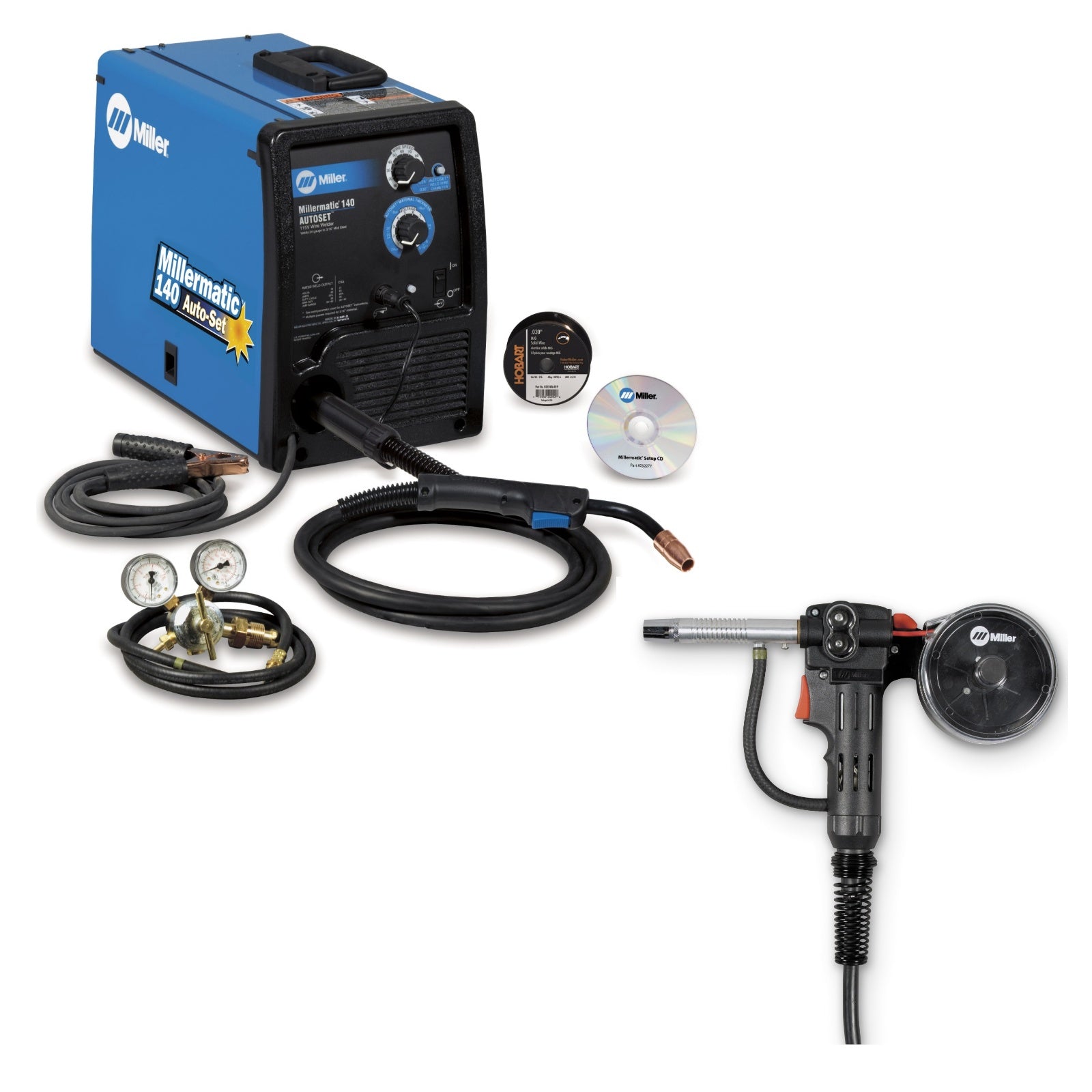 Miller Millermatic 140 MIG Pkg with Auto-Set and Spoolmate 100 (907335)
