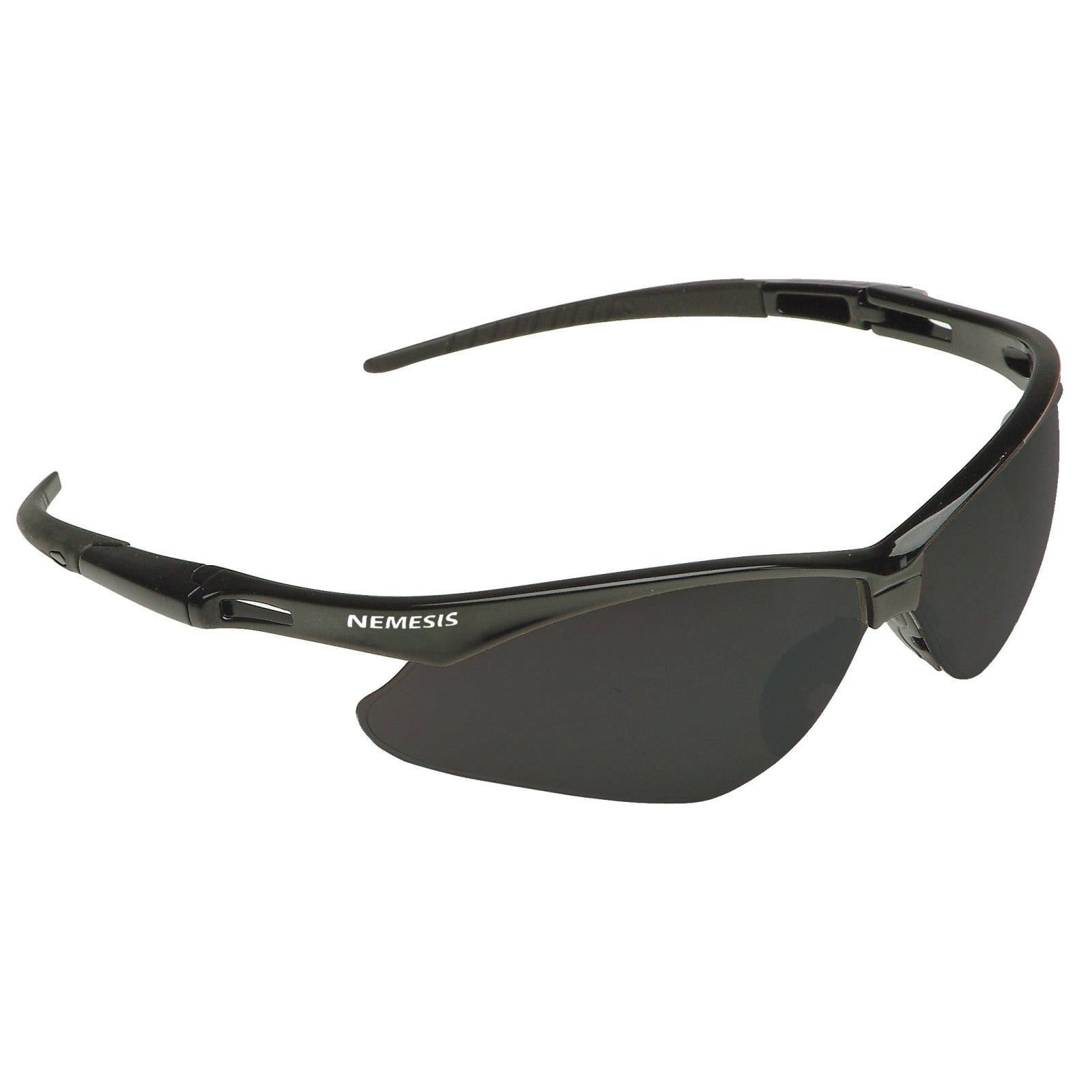 Jackson Nemesis Polarized Safety Glasses Smoke Lens, Black Frame (28635)
